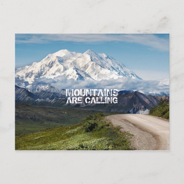 Carte Postale les montagnes appellent par storeman (Devant)