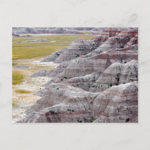 Carte Postale Les montagnes du parc national des Badlands de loi