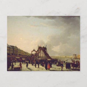 Carte Postale Les montagnes russes sur la Neva à St.