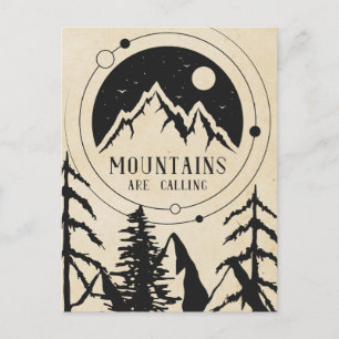 Carte Postale Les montagnes vous appellent