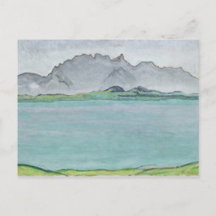 Carte Postale Les monts Stockhorn et le lac Thun, 1911