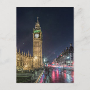 Carte Postale Les monuments   Big Ben la nuit