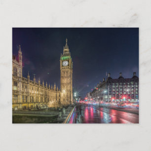 Carte Postale Les monuments   Big Ben la nuit