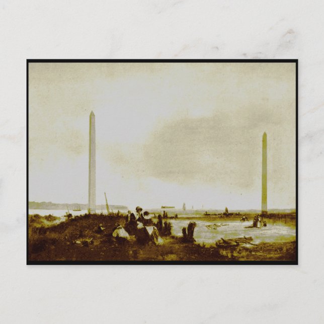 Carte Postale Les monuments des bottes, vers 1830 (Devant)