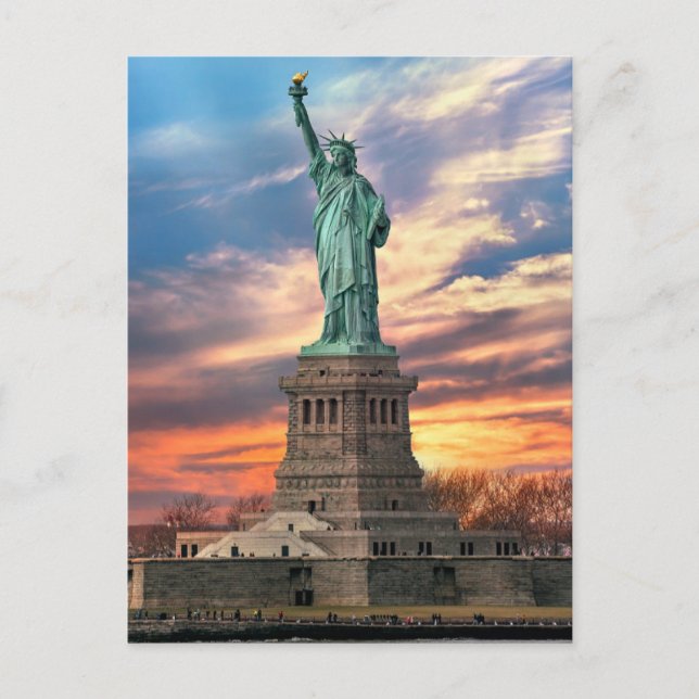 Carte Postale Les monuments | La statue de la liberté (Devant)