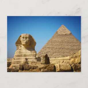 Carte Postale Les monuments   Sphinx & Pyramide d'Egypte