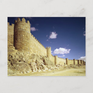 Carte Postale Les murs de la ville