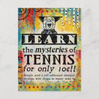 Les Mystères du Tennis - Drôle de Publicité Vintag