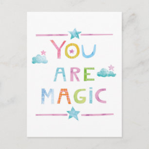 Carte Postale Les nuages magiques vous êtes magiques