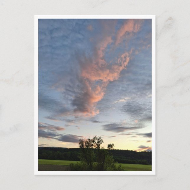 Carte Postale Les nuages sont magiques (Devant)