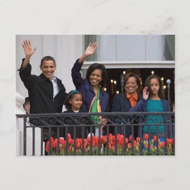 Carte Postale Les Obama (Devant)