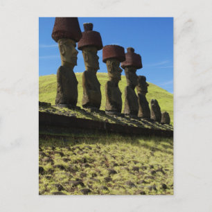 Carte Postale Les objets Rapa Nui, île de Pâques