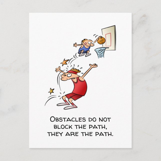 Carte Postale Les Obstacles Motivationnels Sont Le Dessin Du Che (Devant)