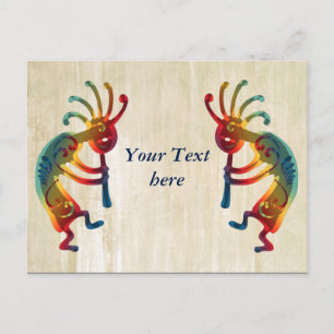 Carte Postale Les ornements KOKOPELLI + vos idées