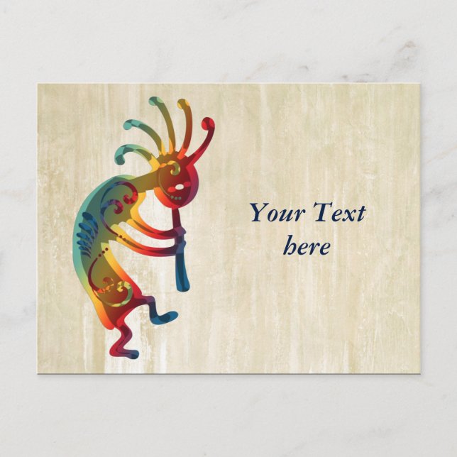 Carte Postale Les ornements KOKOPELLI + vos idées (Devant)