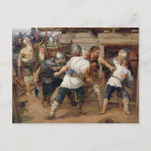 Carte Postale Les païens ont tué les premiers chrétiens