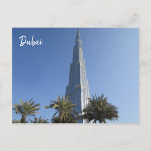 Carte Postale les palmiers de burj khalifa