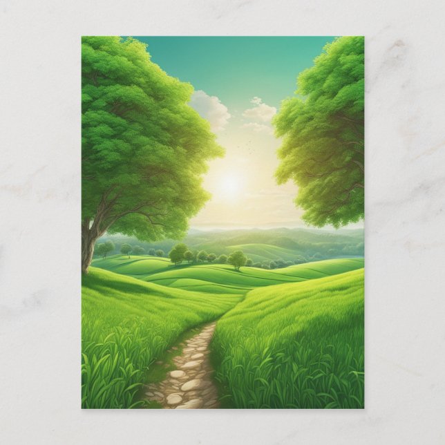 Carte Postale Les panoramas pittoresques naturels sont l'un des  (Devant)