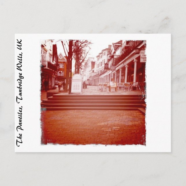 Carte Postale Les Pantiles, Puits Tunbridge (Devant)