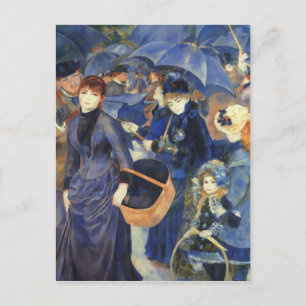 Carte Postale Les parapluies de Pierre Renoir