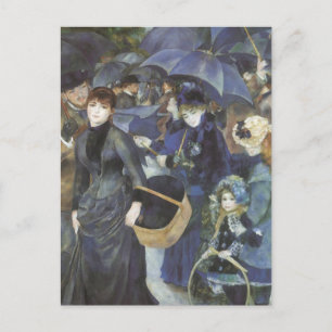 Carte Postale Les Parapluies de Pierre Renoir, Impressionnisme V