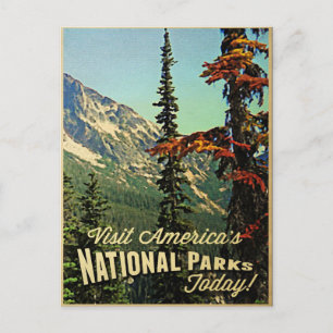 Carte Postale Les parcs nationaux américains