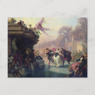 Carte Postale Les Patins