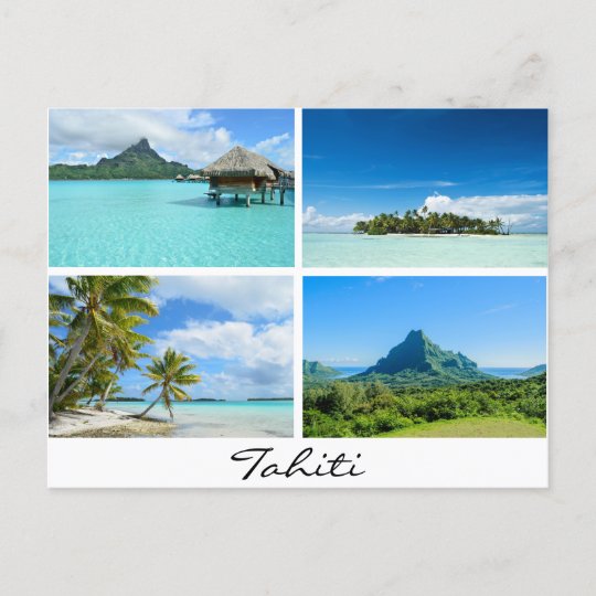 Carte Postale Les Paysages De Tahiti Et De Polynesie Francaise Zazzle Fr