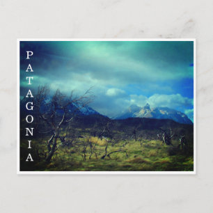 Carte Postale les paysages du crépuscule de la patagonie