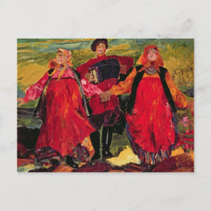 Carte Postale Les paysans russes chantent