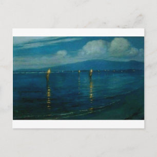 Carte Postale Les Pêcheurs à la Torche, Waikiki