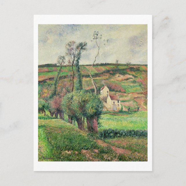 Carte Postale Les Pentes des Choux, Pontoise, 1882 (Devant)