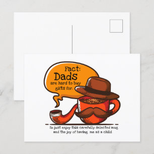 Carte Postale Les Pères Ont Du Mal À Acheter Des Cadeaux Pour
