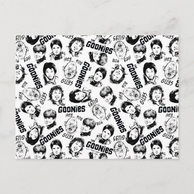 Carte Postale Les personnages de Goonies Motif (Devant)