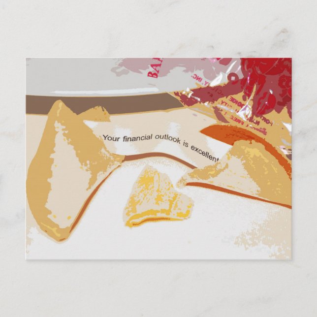 Carte Postale "Les perspectives financières sont excellentes" Fo (Devant)