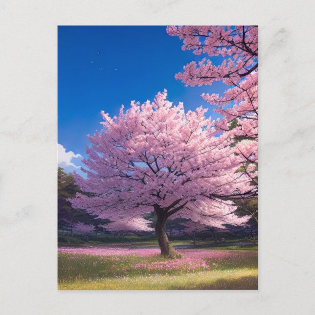 Carte Postale Les pétales du printemps (Devant)