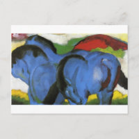 Les petits chevaux bleus de Franz Marc