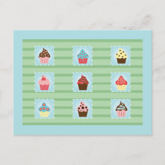 Carte Postale Les petits gâteaux charmants