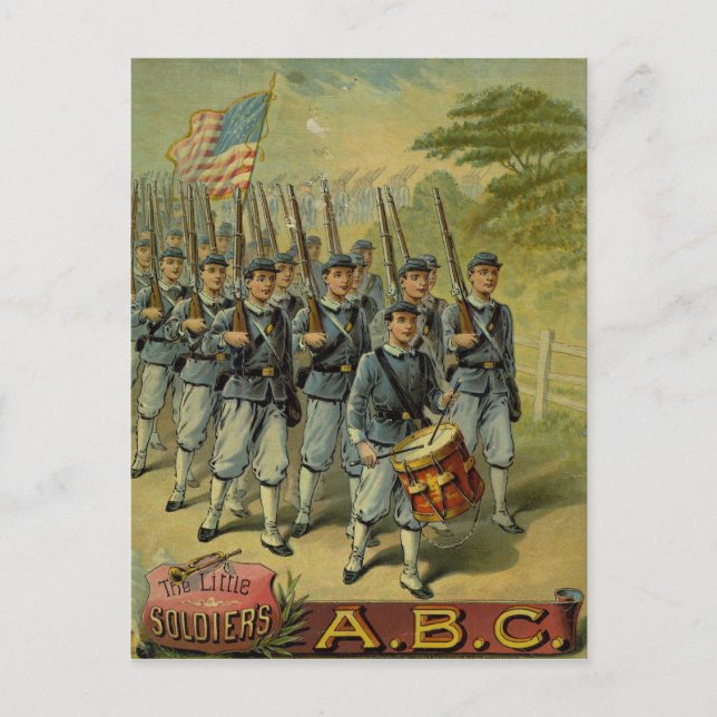 Carte Postale Les petits soldats (Devant)