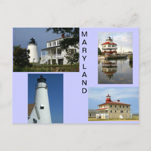 Carte Postale Les phares du Maryland