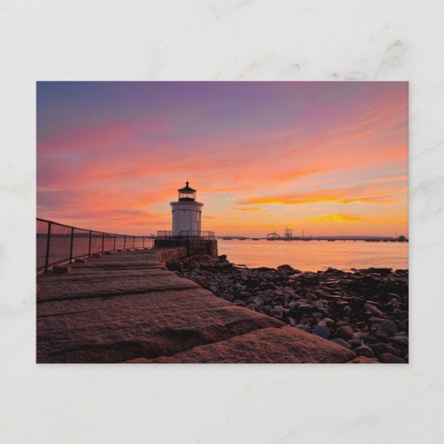 Carte Postale Les phares | South Portland, Maine (Devant)