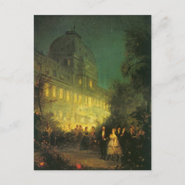 Carte Postale Les pieds dans les Tuileries (Devant)