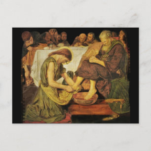 Carte Postale Les pieds du disciple de Jésus