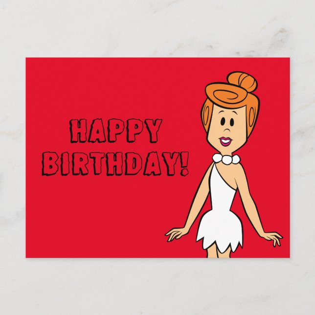 Carte Postale Les Pierrafeu | Wilma Flintstone (Devant)