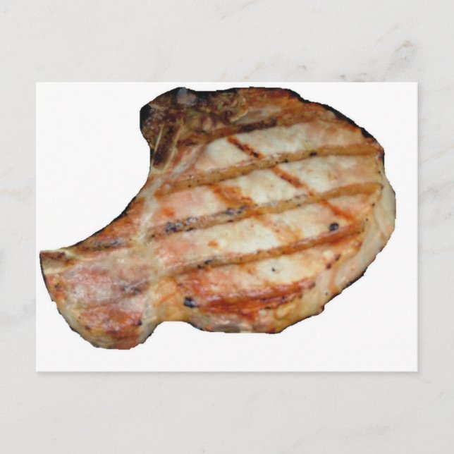 Carte Postale Les Porkchops Sont Délicieux (Devant)