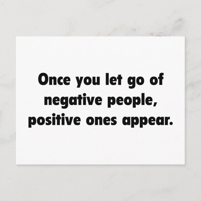 Carte Postale Les Positifs Apparaissent (Devant)