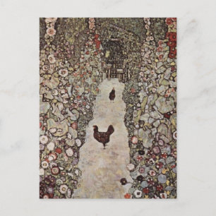 Carte Postale Les poulets de Klimt