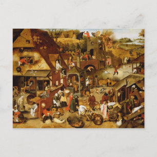 Carte Postale Les proverbes flamands