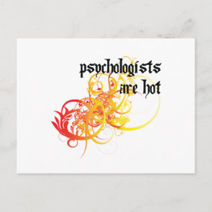 Carte Postale Les psychologues sont chauds