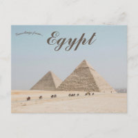 Les pyramides de Gizeh à Gizeh en Egypte